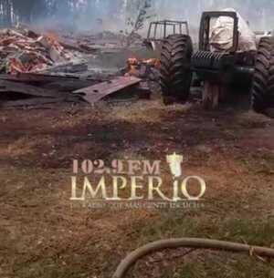 Bomberos sofocaron incendio en un aserradero - Radio Imperio