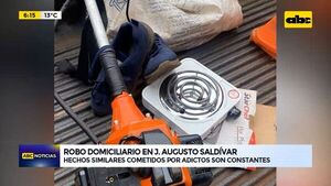 Robo domiciliario en J. Augusto Saldívar  - ABC Noticias - ABC Color