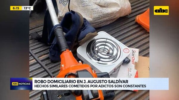Robo domiciliario en J. Augusto Saldívar  - ABC Noticias - ABC Color