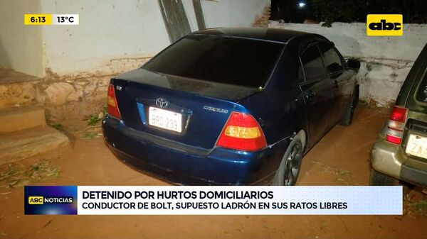 Detenido por hurtos domiciliarios - ABC Noticias - ABC Color