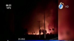 Incendio de gran magnitud azotó zona boscosa en Villeta - Paraguaype.com