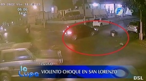 Dos heridos deja como saldo un accidente en San Lorenzo
