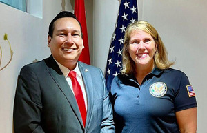 Cónsul general de los Estados Unidos en Paraguay se reunió con Rolando Segovia | DIARIO PRIMERA PLANA