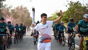 Fuego Suramericano para los Juegos Asu2022 ya está en el Chaco paraguayo - .::Agencia IP::.