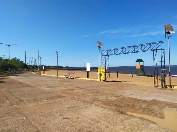 Refuerzan seguridad en la playa Pacú Cuá de Encarnación