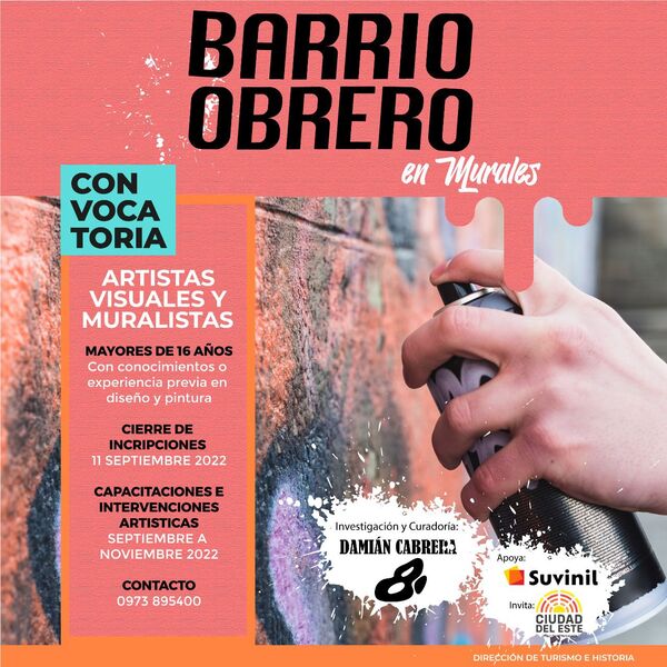Convocan a artistas para el proyecto Barrio Obrero en Murales - La Clave