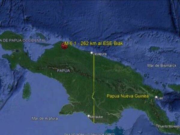 Dos terremotos de importante magnitud sacuden a la isla de Nueva Guinea | 1000 Noticias