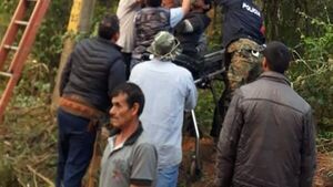Se electrocutó trabajando en columna de la ANDE