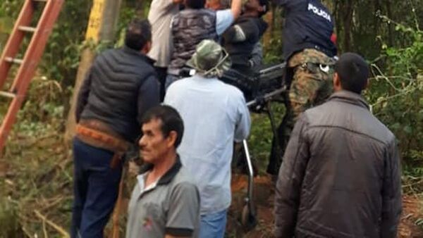 Se electrocutó trabajando en columna de la ANDE