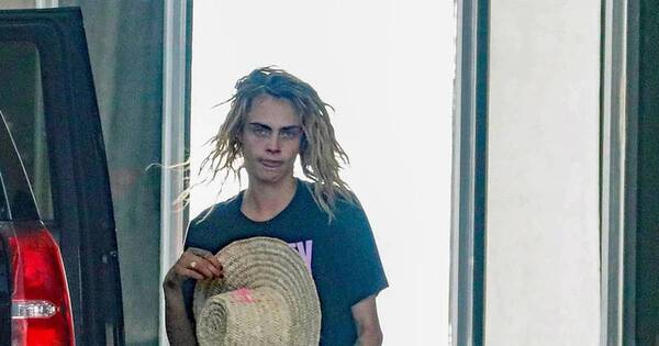 La Nación / Demacrada e incoherente: preocupa crítico estado de Cara Delevingne en aeropuerto