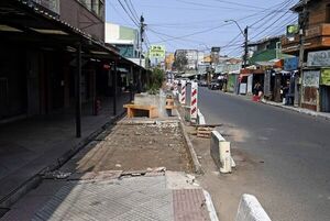 Mercado 4: avenida Pettirossi ya está libre de contenedores - Nacionales - ABC Color