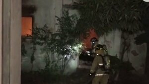 Un brasero habría causado un incendio fatal en Asunción
