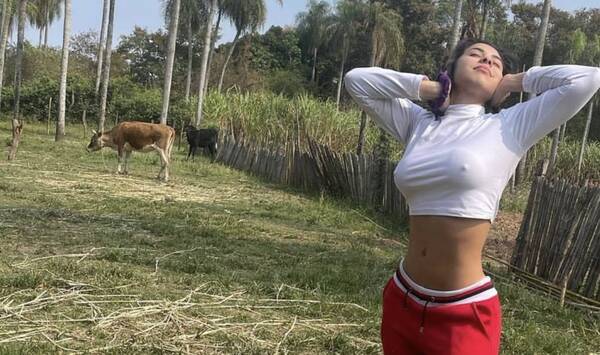 Crónica / Modelo mostró su ganado