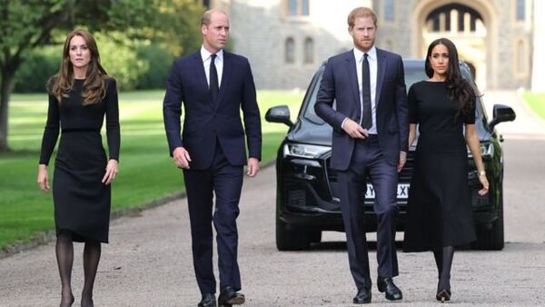 Larga negociación: cómo se gestó la aparición de William, Kate, Harry y Meghan