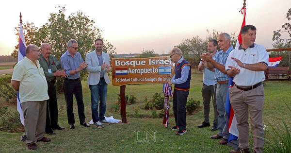 La Nación / Celebran de manera adelantada Año Nuevo judío con la inauguración del “Bosque de Israel Aeropuerto”