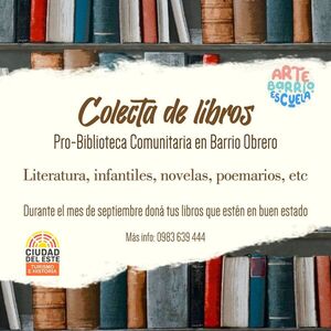 Inician recolección libros bajo el lema “Menos Face más Book” - Noticde.com