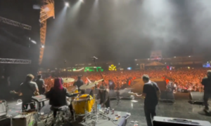 ReciclArte: La baterista Emma Sofía agradeció a las bandas que la subieron al escenario