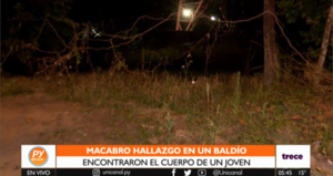 Encuentran cuerpo de joven de 22 años en un baldío de Mariano Roque Alonso - Unicanal