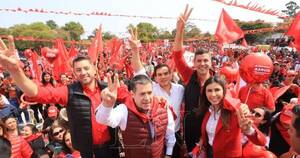 La Nación / Ybycuí: una fiesta republicana se desarrolló en la cuna del coloradismo