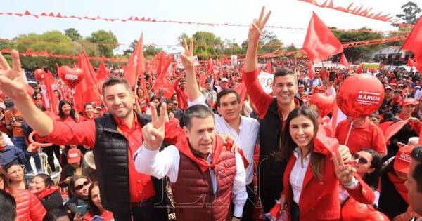 La Nación / Ybycuí: una fiesta republicana se desarrolló en la cuna del coloradismo