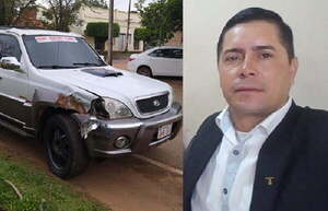 Jefe de Seguridad de la Penitenciaría manejaba borracho, chocó y se negó a la prueba de alcotest - Noticiero Paraguay