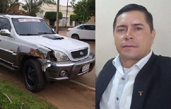 Jefe de Seguridad de la Penitenciaría manejaba borracho, chocó y se negó a la prueba de alcotest - Noticiero Paraguay