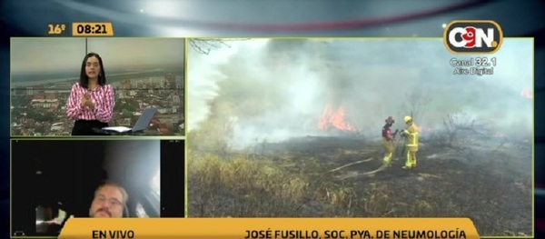 Humo de incendios deja aire contaminado - C9N
