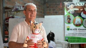 Tiríka: peluche de los juegos ASU2022, se fabrica en Yaguarón