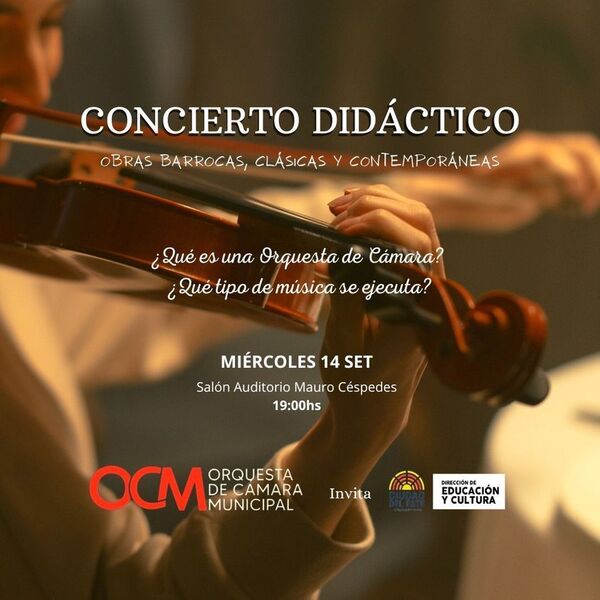 Organizan un gran concierto didáctico en CDE - La Clave