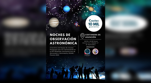 Diario HOY | Organizan noches de observación astronómica en la Costanera de Asunción