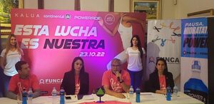 Banco Continental presenta la Corrida Octubre Rosa a beneficio de la Fundación Unidos Contra el Cáncer - Megacadena — Últimas Noticias de Paraguay