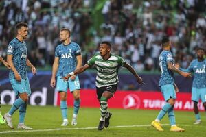 El Sporting noquea al Tottenham sobre la bocina  - Fútbol Internacional - ABC Color