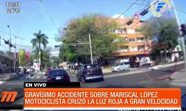 Gravísimo accidente sobre Mariscal López | Telefuturo