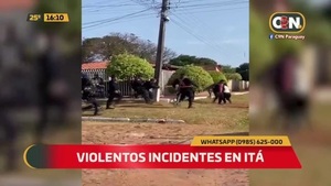 Violentos incidentes en Itá - C9N
