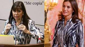 Crónica / Diputada volvió a tomarse con la Reina de España, ahora dice que le copió su ropa
