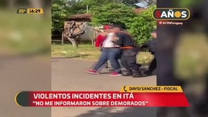 Violentos incidentes en Itá: Manifestantes vs Policías - C9N