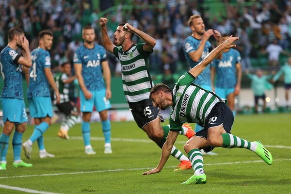 Tottenham pierde en su vista al Sporting de Lisboa