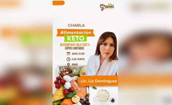 Charla gratuita sobre alimentación Keto en Granel Mercado Natural