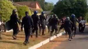 Incidentes entre policías y camioneros en Itá dejan heridos