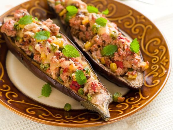 Berenjenas rellenas con choclo y atún: una cena liviana y rica - Gastronomía - ABC Color