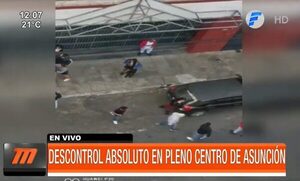 Descontrol absoluto en pleno centro de Asunción - Paraguaype.com