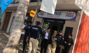 Omumu los asaltos: En Luque motochorros asaltan un local de pagos