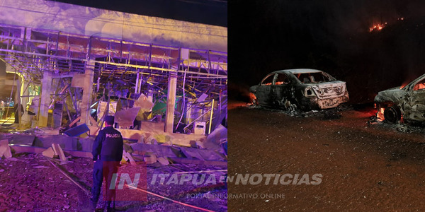 ASALTO TIPO COMANDO EN LA SUCURSAL DE UN BANCO EN PIRAPÓ
