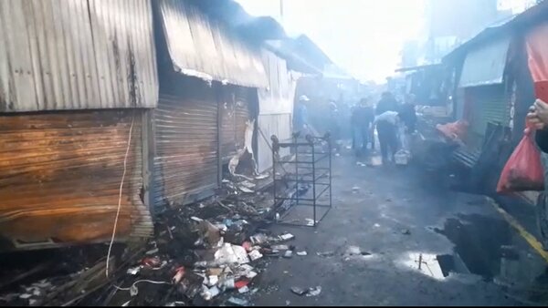 Incendios no dan tregua en el Mercado 4 - Megacadena — Últimas Noticias de Paraguay
