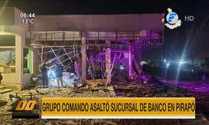 Grupo tipo comando asaltó un banco en Itapúa | Telefuturo