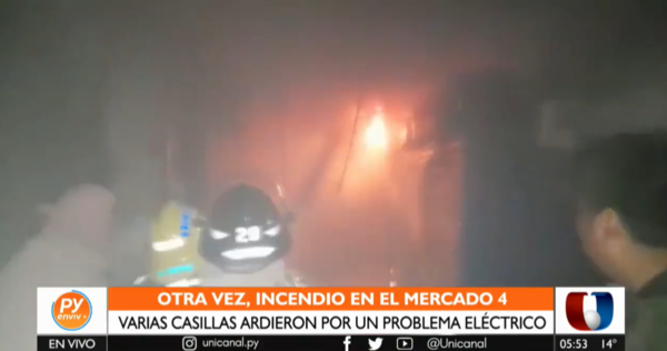 Nuevo incendio en el Mercado 4 fue provocado, denuncian - trece