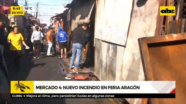 Permisionarios coinciden en que incendio en el Mercado 4 fue provocado - ABC Noticias - ABC Color