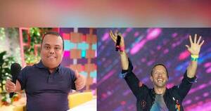 La Nación / Mortero Bala disfrutó del show de Coldplay en Rock in Rio desde el palco VIP