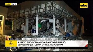 Vuelan un banco en Pirapó  - ABC Noticias - ABC Color