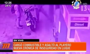 Cargó combustible y luego asaltó al playero | Telefuturo